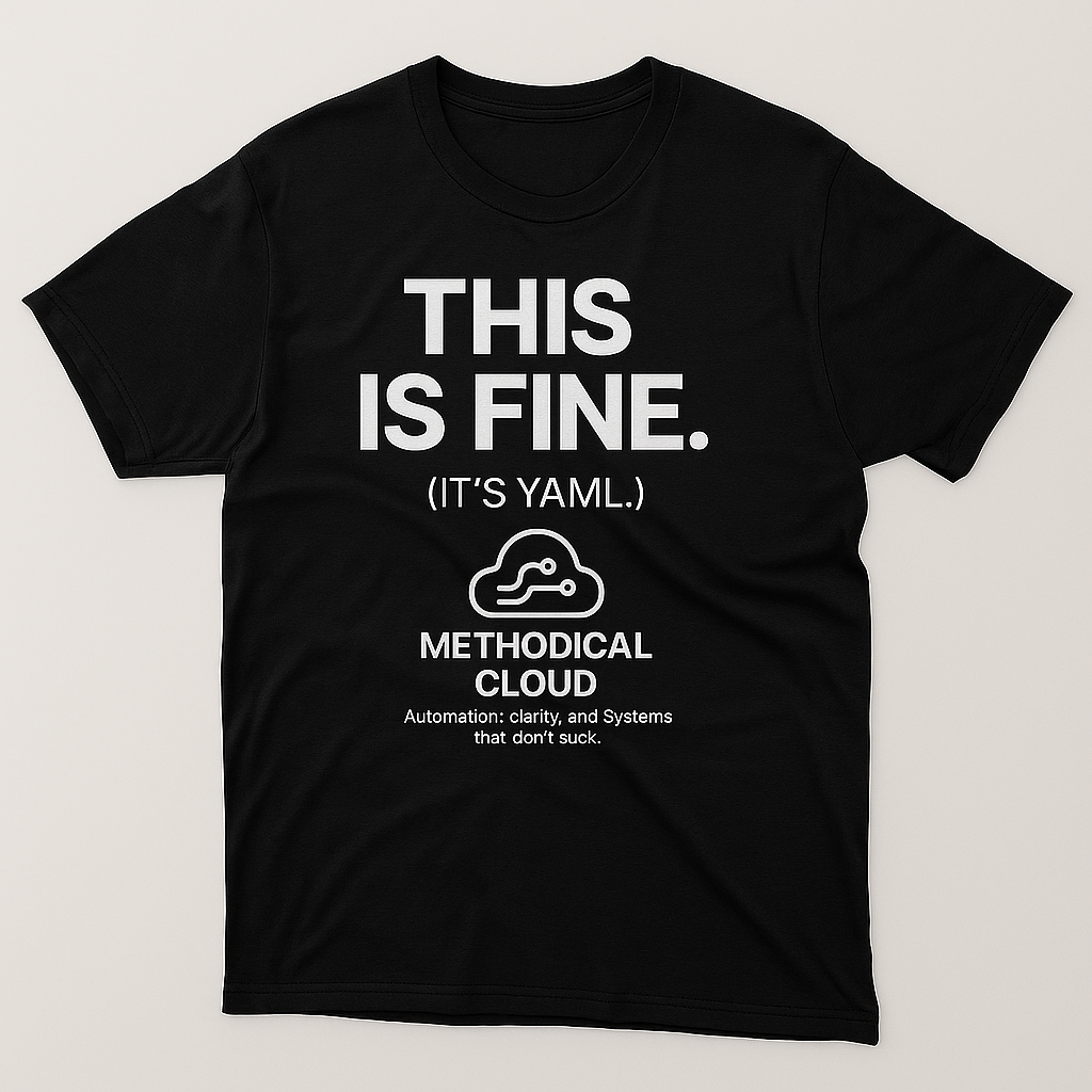 This Is Fine (It's YAML) T-Shirt